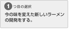 今の味をかえる